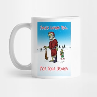 Zombie Santa Loves You Mug